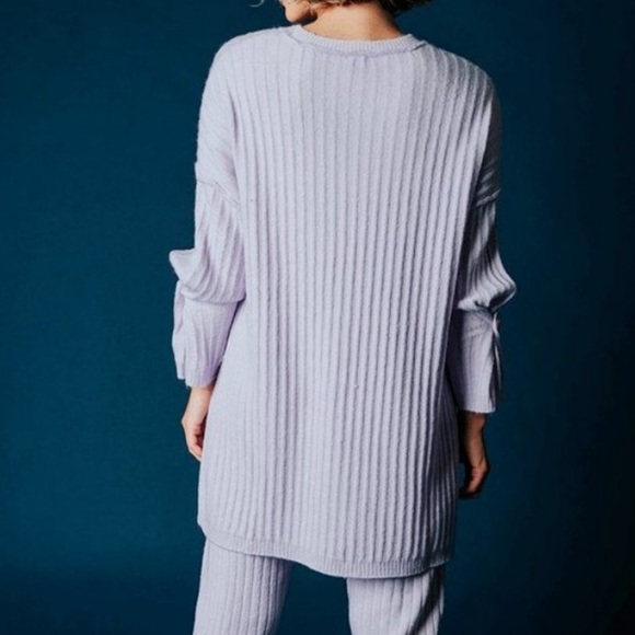 Free People Around the Clock Tunic Sweater Lavendar - Picture 10 of 12